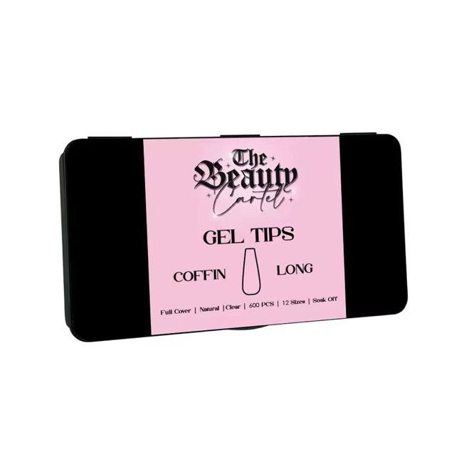 Coffin Gel X Tips - Long Length