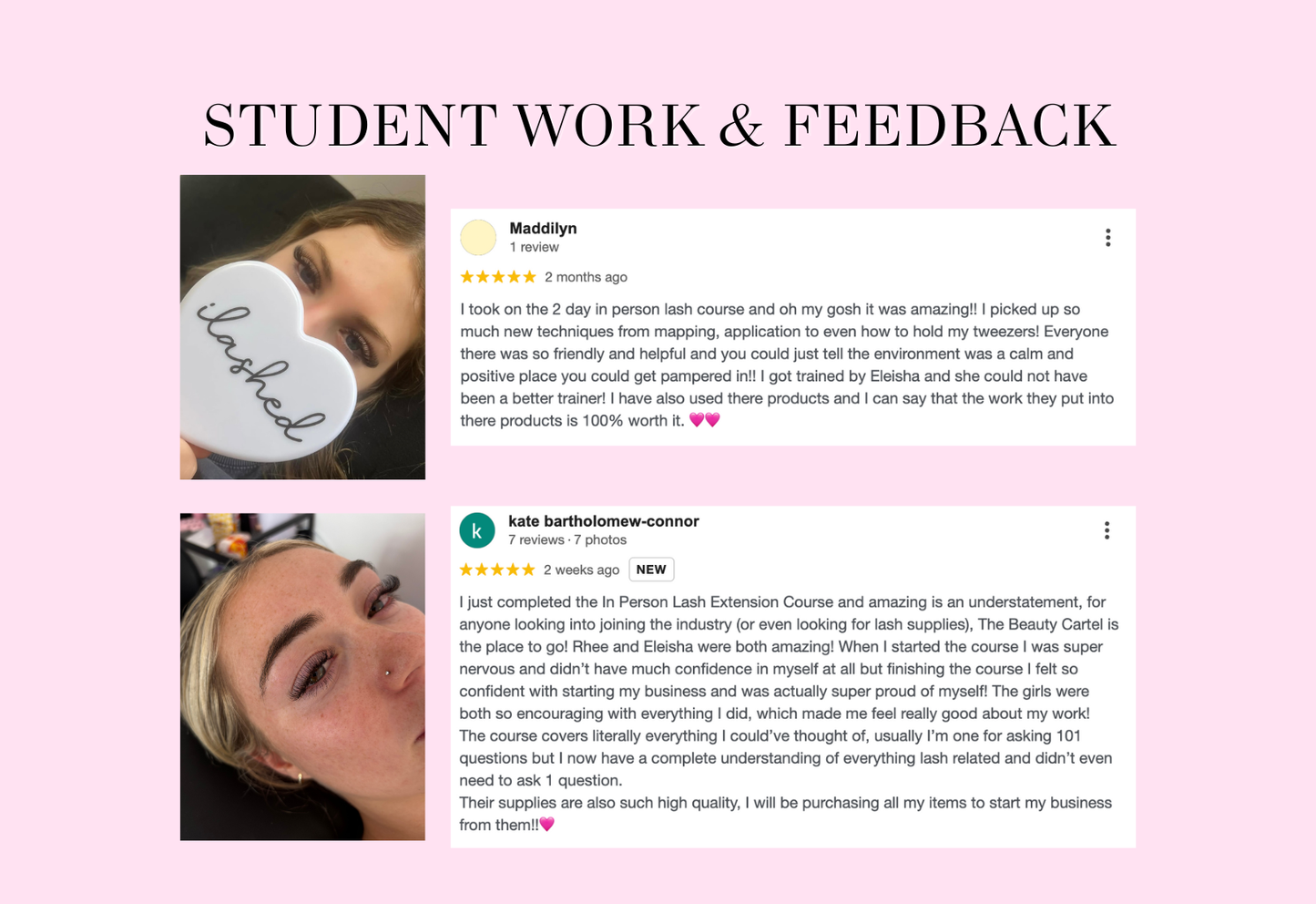 In Person Beginner Lash Extension Course