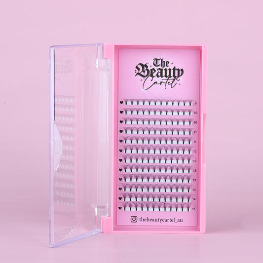 10D Premade Lash Trays by The Beauty Cartel