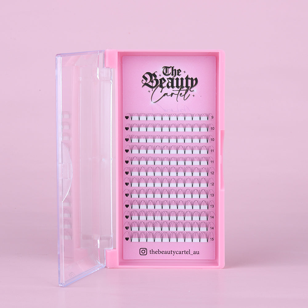 5D D Curl Premade Lash Trays by The Beauty Cartel AU