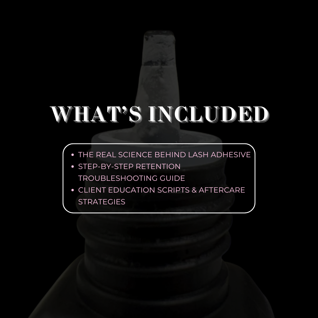 The Power Of Lash Adhesive E-Book