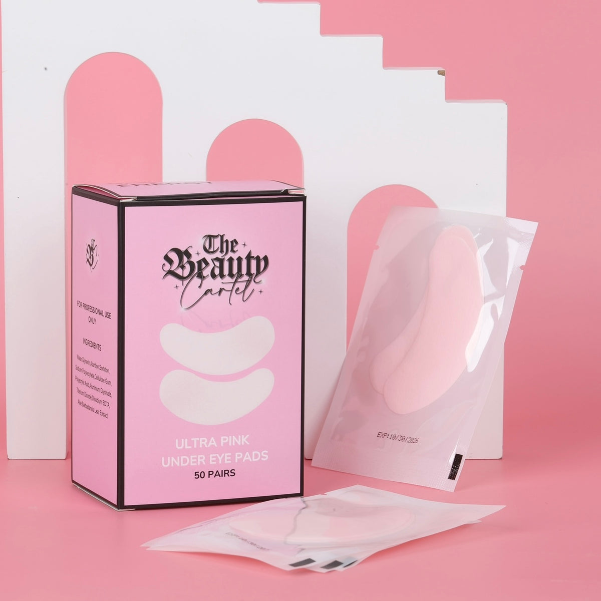 Pink Hydrogel Eyepads by The Beauty Cartel AU