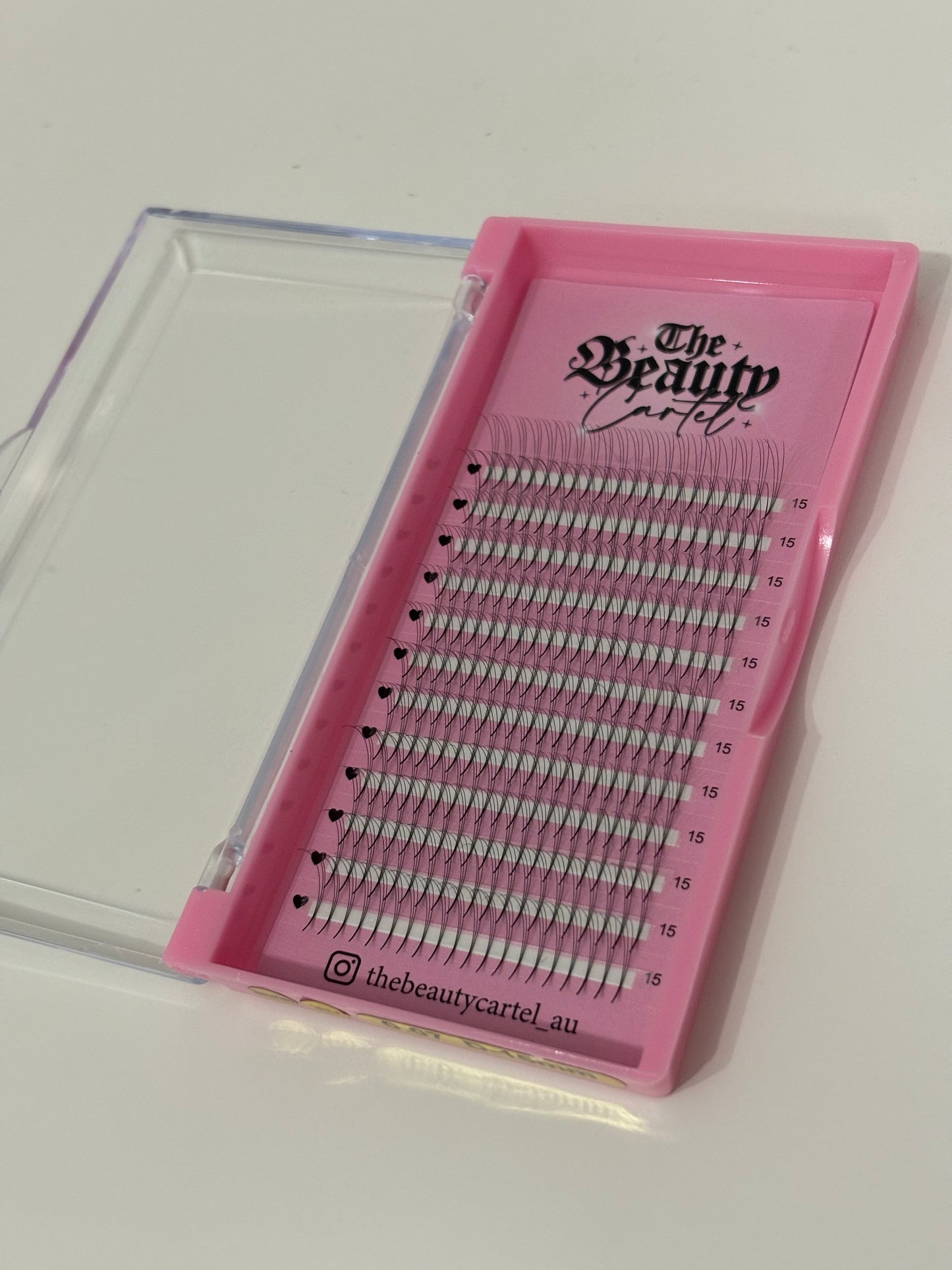 Ultra Dark 3D D Curl Promade Lash Trays