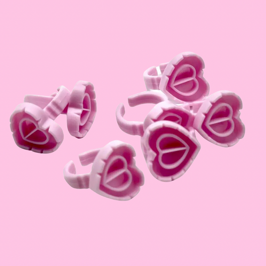 Heart Shaped Glue Rings