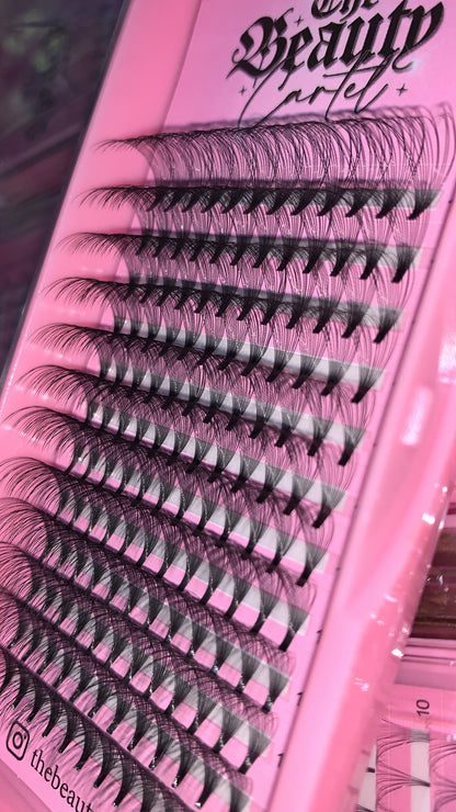 14D D Curl 0.05 Premade Lash Trays